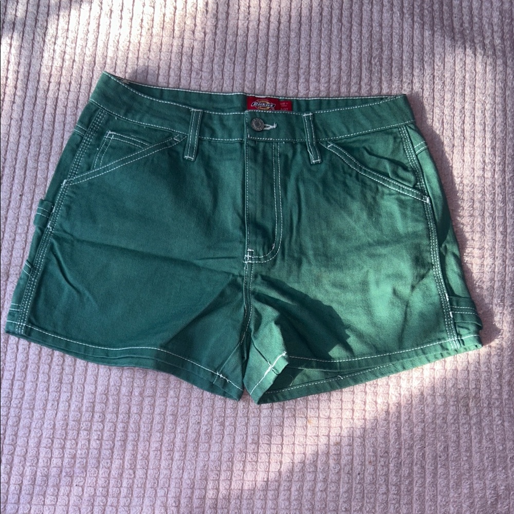 Dickies Forest Green Women's Cargo Shorts